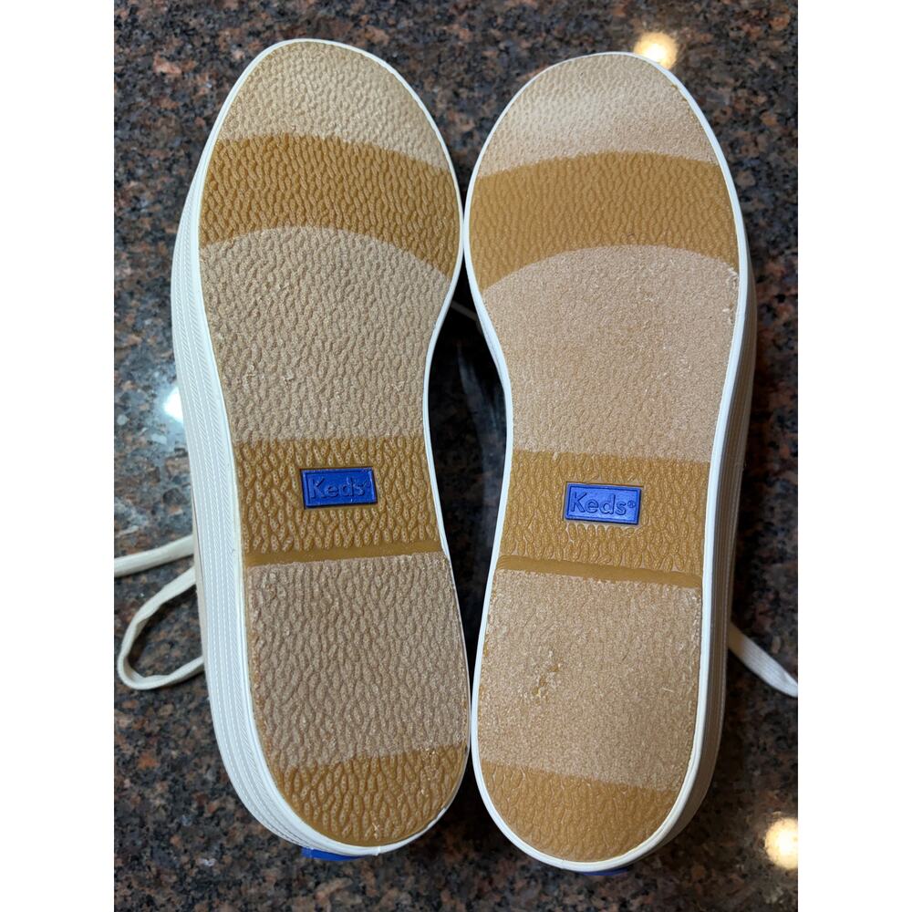 Keds Women's Triple Up Canvas Sneaker Cream Size 8 NWOT - Picture 8 of 13